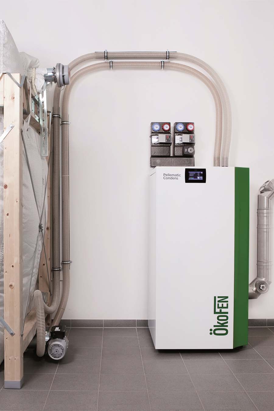 Systèmes de chauffage à pellets d'ÖkoFEN pellematic condensed