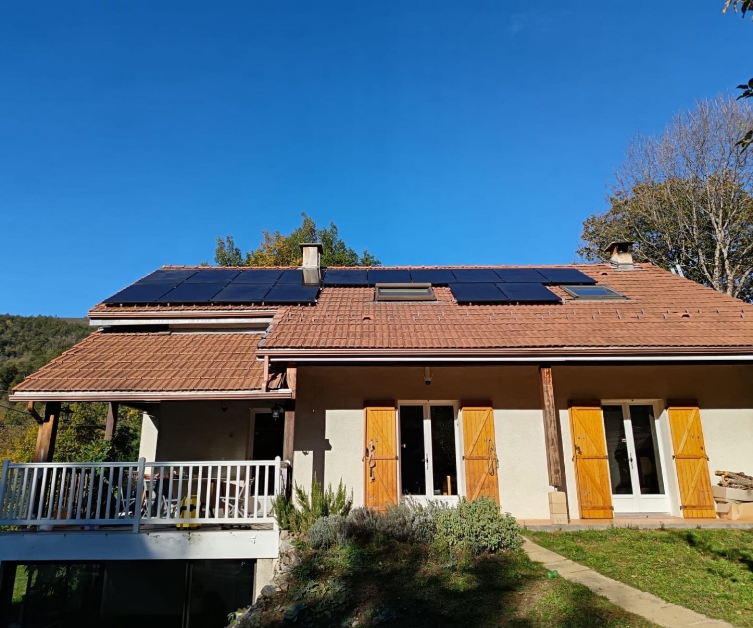 Pompe à chaleur et panneaux photovoltaïques